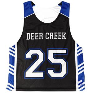 เสื้อลาครอสแบบกลับด้านได้กำหนดเองพิมพ์ซับลิเมชันทำจากผ้าโพลีเอสเตอร์100% ระบายอากาศได้ดี - Product Image 3