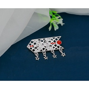 หมุดฮิญาบชุบเงินสำหรับผู้หญิงและเด็กส่งตรงจากโรงงานเข็มกลัดฝรั่งเศสที่หนีบผมหัวเข็มขัดหนีบเครื่องประดับสตรีมุสลิมคลิปฮิญาบ - Product Image 4