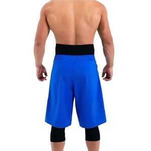 Most Trendy Awrah Covering Shorts for Muslim Men Double <b>Layer</b> Swimwear Knee Length High Waist Inner Compression Activewear Short - Product Image 6