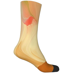 Wholesale Sublimation <b>Socks</b> Custom Logo <b>Polyester</b> Crew <b>Socks</b> Breathable Athletic Sports <b>Socks</b> 3D Printed Unisex OEM - Product Image 3