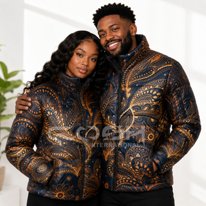 Cosh International High Quality Training <b>Jacket</b> Quilted Polyester Construction Custom Sublimated <b>Camo</b> Winter Outerwear - Product Image 3