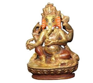 Figurines Ganesha artisanales sur pied, décoration de maison, Statue en laiton Bronze népal, qualité supérieure, Art en métal, prix de gros - Product Image 6