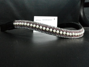 Banda de cejas de cuero duradera de la mejor calidad para caballo indio hecha a mano en India y productos exportados - Product Image 5