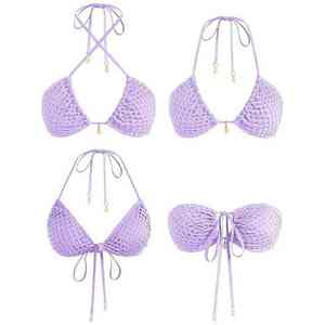 Maillot de bain taille basse de haute qualité, tissu doux et confortable, résistant, idéal pour bronzer, bikini de plage pour femme - Product Image 6