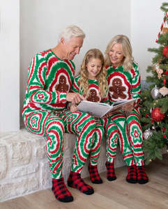 Christmas Tracksuit Set <b>Womens</b> Custom Printed <b>Long</b> Sleeve <b>Top</b> Matching Pants Cozy Winter Pajamas Loungewear Festive Winter Set - Product Image 5