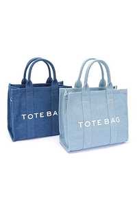 Women Jeans Tote <b>Bags</b> Deep Jean Fabric Handbag Extra Roomy Cotton Shoulder <b>Satchel</b> For Versatile Everyday Outdoor Carrying - Product Image 6