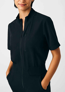 Custom Women's <b>Nursing</b> <b>Uniform</b> Scrub Set Spandex/Polyester Twill Fabric Needle Detection Seamless Fusing for Hospital - Product Image 6