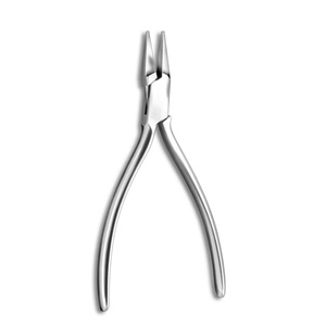 Professional Nail Flat Nose pliers Stainless Steel Loop Bending Wire Adjusting Tool for Podiatry & Nails Treatment OEM <b>by</b> KKZ - Product Image 3