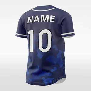 Ensembles de maillots de baseball respirants 100% polyester, couleur personnalisée, uniforme de baseball - Product Image 4