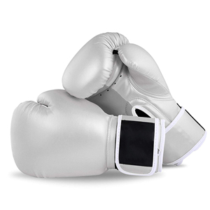 Gants de boxe en cuir de haute qualité professionnels, design personnalisé à lacets pour l'entraînement aux arts martiaux - Product Image 2