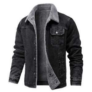 2024 New Fashion Wholesale Plain Men Denim Jackets Wholesale <b>Top</b> Quality Jeans Jackets for Online Sale - Product Image 4