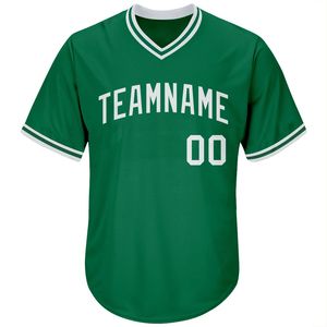 Camiseta de Béisbol Personalizada con Cuello en V, sin Mangas, Impresión por Transferencia de Calor, Transpirable, con Nombre del Equipo, Absorbe la Humedad, Poliéster, Unisex - Product Image 1