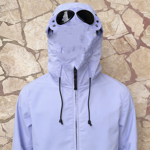 <b>Men's</b> Black Windproof Hooded Jacket with Built-in <b>Face</b> <b>Mask</b> and Goggles French Terry 100% Cotton Oversized Fit Winter Casual - Product Image 5
