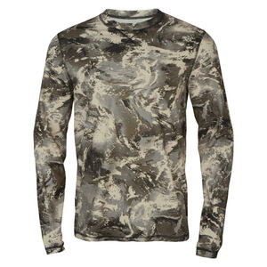 Customized Logo Embroidery Camouflage Sublimation Printing Quick Dry Polyester Long Sleeve <b>Shirt</b> for Men Solid Pattern - Product Image 1