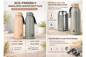 Bouteille d'eau en acier personnalisée TrendSip avec impression pour Thanksgiving, Halloween et Pâques, utilisation promotionnelle au bureau - Product Image 3