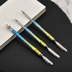 Pousse-cuticules professionnel en acier inoxydable, spatule pour peaux mortes, outil de manucure et pédicure, double embout - Product Image 5