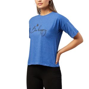 Camiseta Gráfica Personalizada para Mujer, 100% Algodón, Manga Corta, Corte Holgado Informal, Camiseta Estampada, Precio de Fábrica al por Mayor OEM - Product Image 4