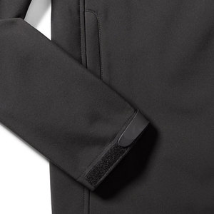 Veste Softshell Respirante pour Homme, Chaude et Personnalisable, Noire, Imperméable, avec Col Montant et Fermeture Éclair, Manteau d'Extérieur Hiver - Product Image 6
