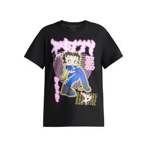 เสื้อยืดแฟชั่นพิมพ์ลายการ์ตูนสำหรับผู้หญิง สวมใส่สบาย ดีไซน์ทันสมัย คอทรงโอ แบบลำลอง รับสั่งทำ - Product Image 1