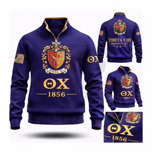 Suéteres Personalizados Premium con Bordado de Letras Griegas, Sudadera para Fraternidades, Suéter con Letras Griegas para Hombres y Mujeres - Product Image 4