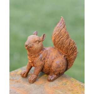 Adorno Decorativo de Ardilla de Hierro Fundido, Artículos de Jardín, Escultura de Ardilla Rústica Hecha a Mano, Precio de Fábrica - Product Image 4