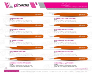 Meilleures ventes de pinces à cils multicolores élégantes conçues pour isoler et appliquer les cils en stock! - Product Image 6