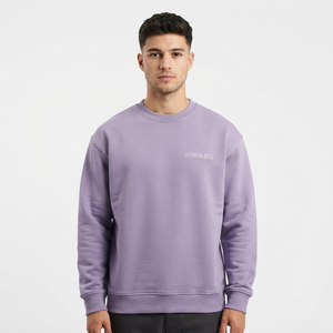 Sweat-shirt pour homme de qualité supérieure personnalisé, en coton côtelé, col rond, streetwear, sweat-shirts et hoodies pour homme - Product Image 1