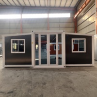 Maison préfabriquée en conteneur, 2 chambres, Uruguay, haute qualité, kit de maison design australien, extensible, salle de bain mobile