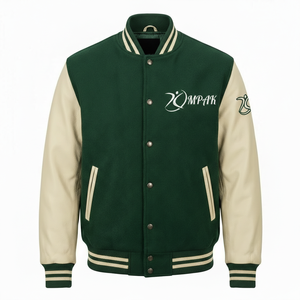 Vêtements en gros de style américain original avec doublure matelassée et lettres en chenille – Style américain professionnel - Product Image 1