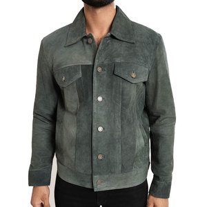 เสื้อแจ็คเก็ตทรัคเกอร์ผู้ชาย ดีไซน์ทันสมัย คุณภาพสูง เนื้อผ้านุ่ม สีสันปรับแต่งได้ สไตล์สตรีทแวร์ - Product Image 1