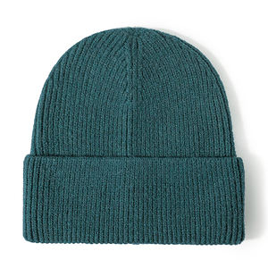 Bonnets en tricot d'hiver chauds à broderie 3D de différentes couleurs pour un style streetwear unisexe, coupe-vent, séchage rapide, 100% acrylique, taille personnalisée - Product Image 2