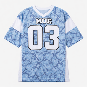 Camisetas de Fútbol Americano de Malla Sublimada para Hombre, Estilo Moderno, Corte Holgado, Número Personalizado, Ropa Urbana, Venta al Por Mayor, Fabricante OEM ODM, EE. UU. - Product Image 6