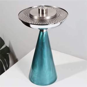 Best selling Luxury <b>Marble</b> and Brass Bakhoor Burner Arabic Incense Holder Decorative Oud Burner Home Fragrance Decor - Product Image 3