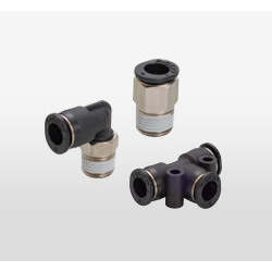 Mini raccords PISCO PCF1/8-M pour pièces pneumatiques - Product Image 1