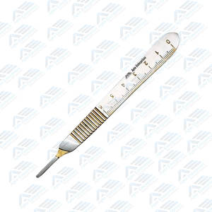 Règle pour la chirurgie, l'art, l'artisanat, la modélisation, la biologie et les laboratoires, poignée de scalpel, lame chirurgicale en acier inoxydable avec pouces - Product Image 2