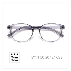 แว่นตา Tam Tam Round Full Rim 50-20-137 C9 เลนส์เรซิ่นป้องกันรังสียูวีสำหรับผู้ใหญ่ทุกเพศ - Product Image 4