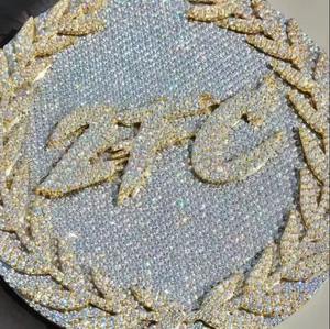 จี้เพชรทรงกลม 5 กะรัต ปรับแต่งได้ พร้อมจี้และชาร์มชุบทองคำแท้สำหรับงานปาร์ตี้ - Product Image 4