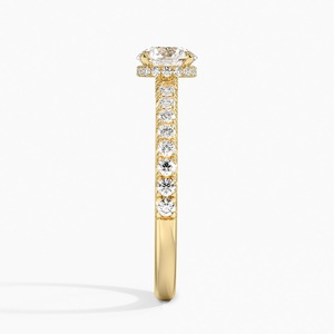 Anillo de Oro de Moda con Diamantes, Estilo Romántico, Anillo de Compromiso, Boda, para Mujer - Product Image 2