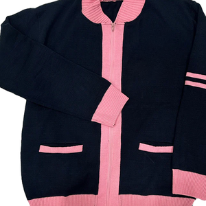 Cardigan brodé sur mesure avec lettres grecques 2026 pour femme, tricoté de haute qualité, style sororité, pull universitaire, vente en gros OEM - Product Image 3