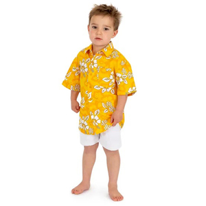 Camisas Hawaianas Florales Personalizadas para Hombre y Niños, Camiseta Ligera y Transpirable para Vacaciones, Sublimación, Aloha, Playa Tropical - Product Image 4