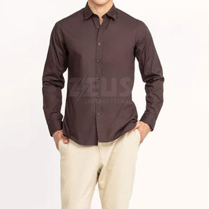 Chemises à manches longues de nouvelle conception, matière douce, séchage rapide, respirantes, t-shirts habillés pour hommes - Product Image 2