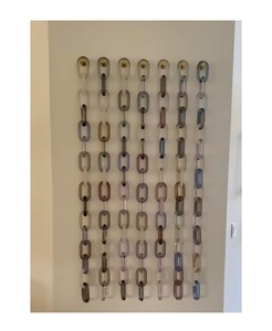 Decoración de Pared con Cadena de Resina, Arte Mural Moderno, Tamaño Personalizado, Adornos para Sala de Estar, Decoración de Pared para Diwali - Product Image 3
