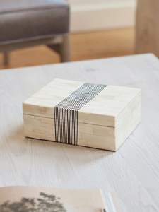 Abstract Design Bone Jewellery <b>Box</b> Luxury Resin Bone Decorative Storage <b>Box</b> Bone Inlay <b>Box</b> home at very low wholesale price - Product Image 2