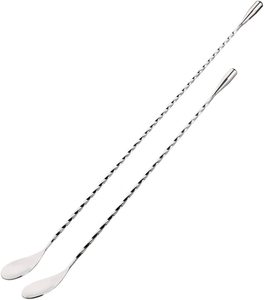 Custom Stainless Steel Modern Eco-Friendly Cutlery Creative <b>Bar</b> Cocktail Stirring Spoon Swizzle Stick Long Mixing Spoons - Product Image 1