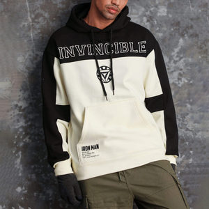 Sudadera con Capucha Invincible Print Iron Man de Corte Regular para Hombre, Estilo Urbano, Algodón/Poliéster, Gruesa, con Cordón Ajustable - Product Image 6