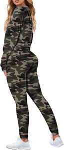 Ensemble de survêtement d'hiver pour femmes, à capuche, en polaire, manches longues, vêtements de sport - Product Image 3