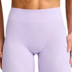 <b>Women's</b> High Waist Seamless Fitness <b>Leggings</b> Stretchy Breathable Yoga Gym Training Running Sports Tights with Gray Logo - Product Image 5
