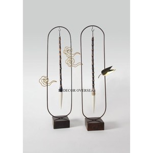 Sculptures décoratives de table de haute qualité, en métal doré de qualité supérieure, design élégant pour la maison et l'hôtel, à prix impressionnant - Product Image 4