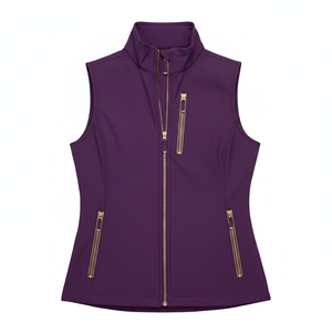 Chaleco Soft Shell Personalizado con Logotipo para Mujer, Ropa de Invierno, Sin Mangas, Cuello Alto, con Bolsillos, Chaleco Soft Shell para Mujer - Product Image 1