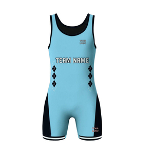 Combinaison de lutte personnalisée à prix abordable pour hommes, imprimée, extensible, à séchage rapide et respirante, avec options de couleur et de design personnalisables - Product Image 3